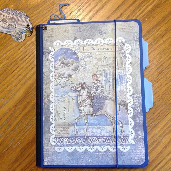 The Blue Princess- Altered Composition Book