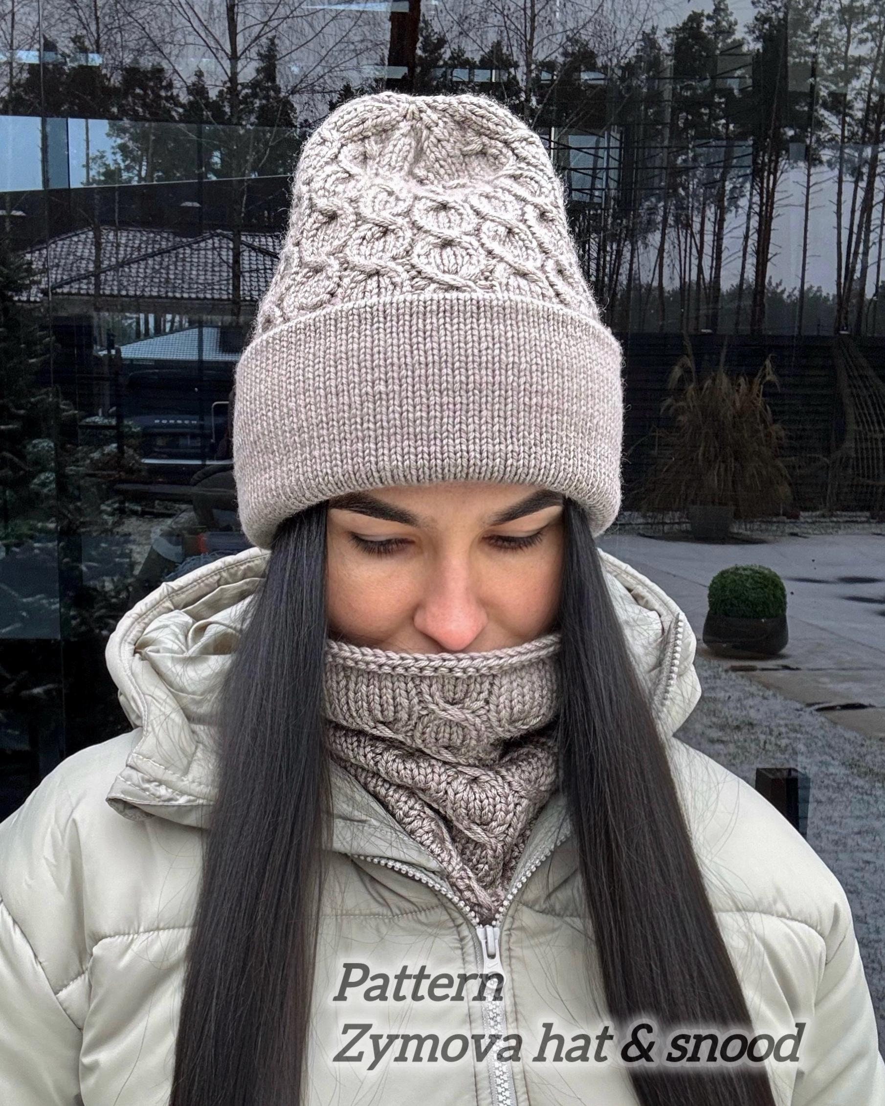 Maddison Women’s Bohemian Set Snood Beanie Hat Lama Blend Gold OS Adult Beanie and Snood Set - Etsy main image 3