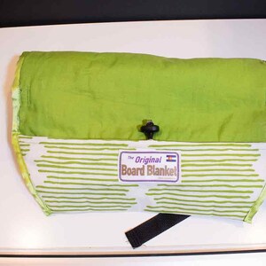 The ORIGINAL BOARD BLANKET - &quot;Green Dashes&quot;