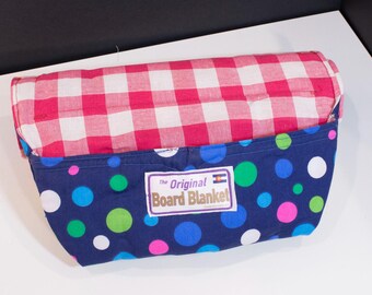 The ORIGINAL BOARD BLANKET - Blue Polka Dot
