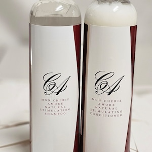 100% Natural Peppermint & Tea Tree Oil Stimulating Shampoo and Conditioner, with Essential Oils and Keratin. Vegan.