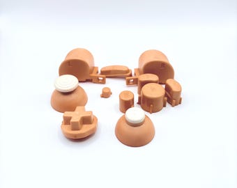 Orange Gamecube Controller Button Set