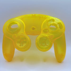 Crystal Yellow Gamecube Controller Shell