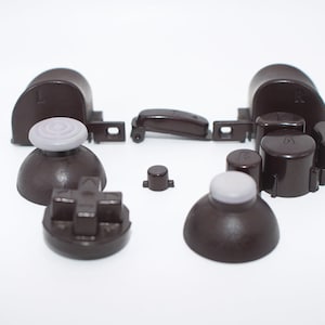 Dark Bronze Gamecube Controller Button Set