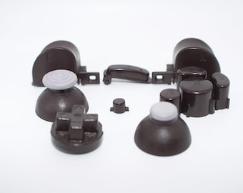 Dark Bronze Gamecube Controller Button Set