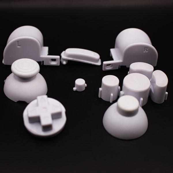 White Gamecube Controller Button Set