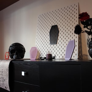 Gothic Coffin Shaped Enamel Pin Board