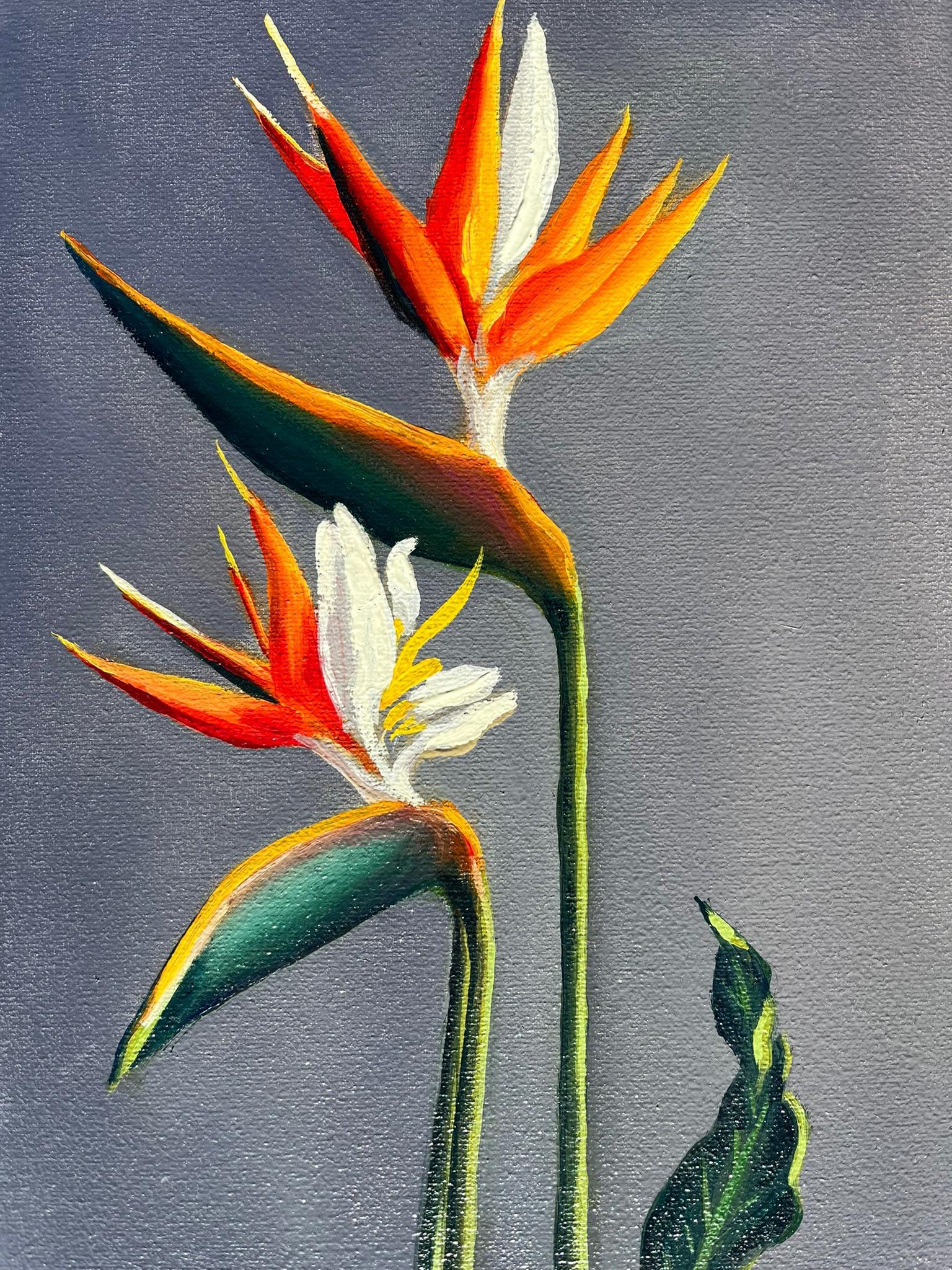 Strelitzie Kunst ist eine exotische Blume - Etsy sterreich