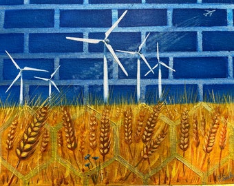 Ukrainian art,Abstract painting,Modern home decor,original artwork,oil painting