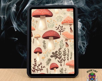 Cottage Mushroom Joint Case, Joint Case Holder, Crush proof Cigarette Case, Pre Roll Cone Holder, Stoner Gift Box, Witchy Blunt Stash Box