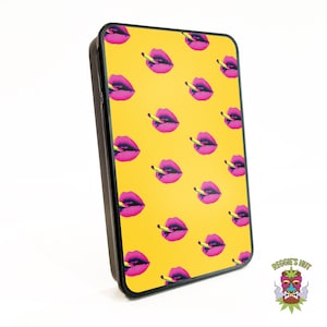 Got a Light Cigarette Case, Stash Box Case for King Size Prerolled Cigarettes, Smoke Stash Case, Cool Stash Box Case, Retro Pop Art Cig Case