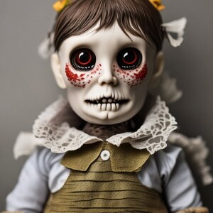 100 Creepy Dolls images photos for Dark Creepy Journaling Scrapbooking pk3