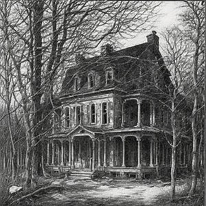 100 imágenes de casas y habitaciones abandonadas para Dark Creepy Journaling Scrapbooking pk4