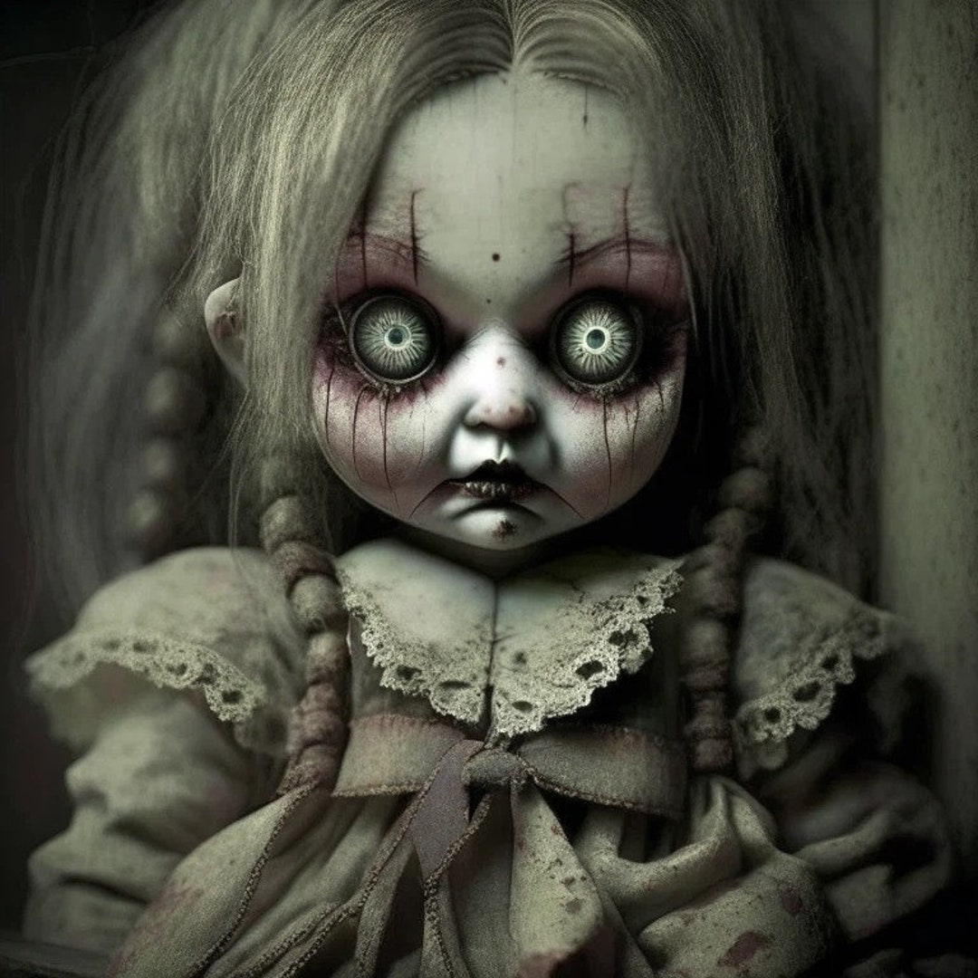 100 foto di immagini di bambole inquietanti per Dark Creepy Journaling  Scrapbooking pk2 Italia