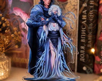 acrylic figures - The Knight & The Moth - Sybil and Rodric