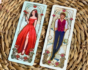 Bookmark - Scarlett Dragna and Julian Santos - Caraval Stephanie Garber