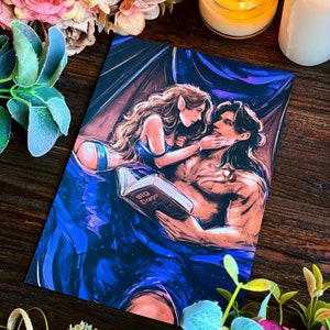 Nesta & Cassian - Art print - A Court of Silver Flames  - Sarah J. Maas
