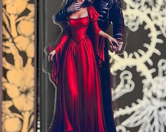 acrylic figures - Alchemised -Helena and Kaine - Gift for Book Lovers