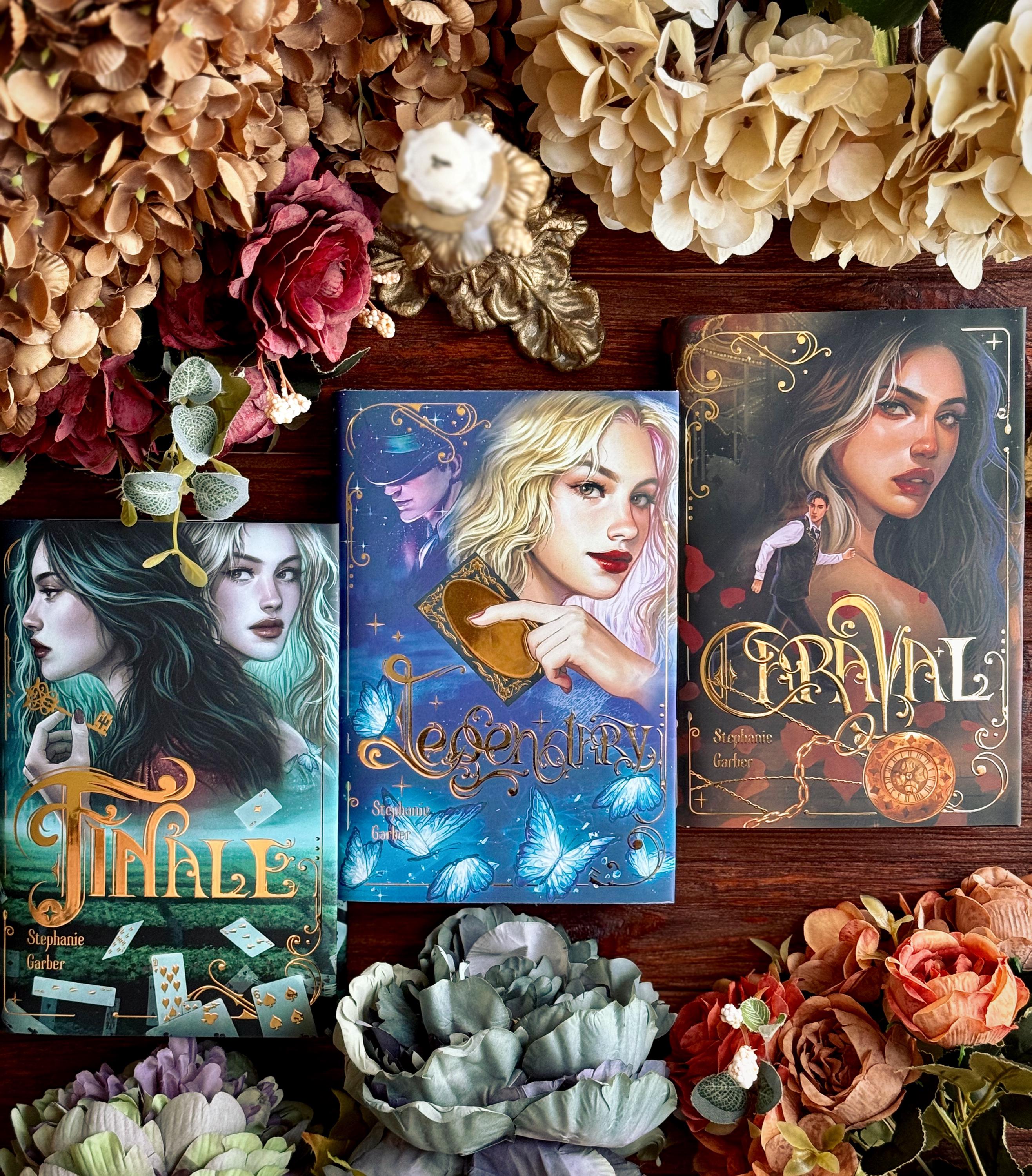 Set Dust Jackets - Caraval, Legendary, Finale - Stephanie Garber