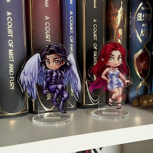Bryce and Hunt - Crescent City Officially licensed SJM - acrylic figures