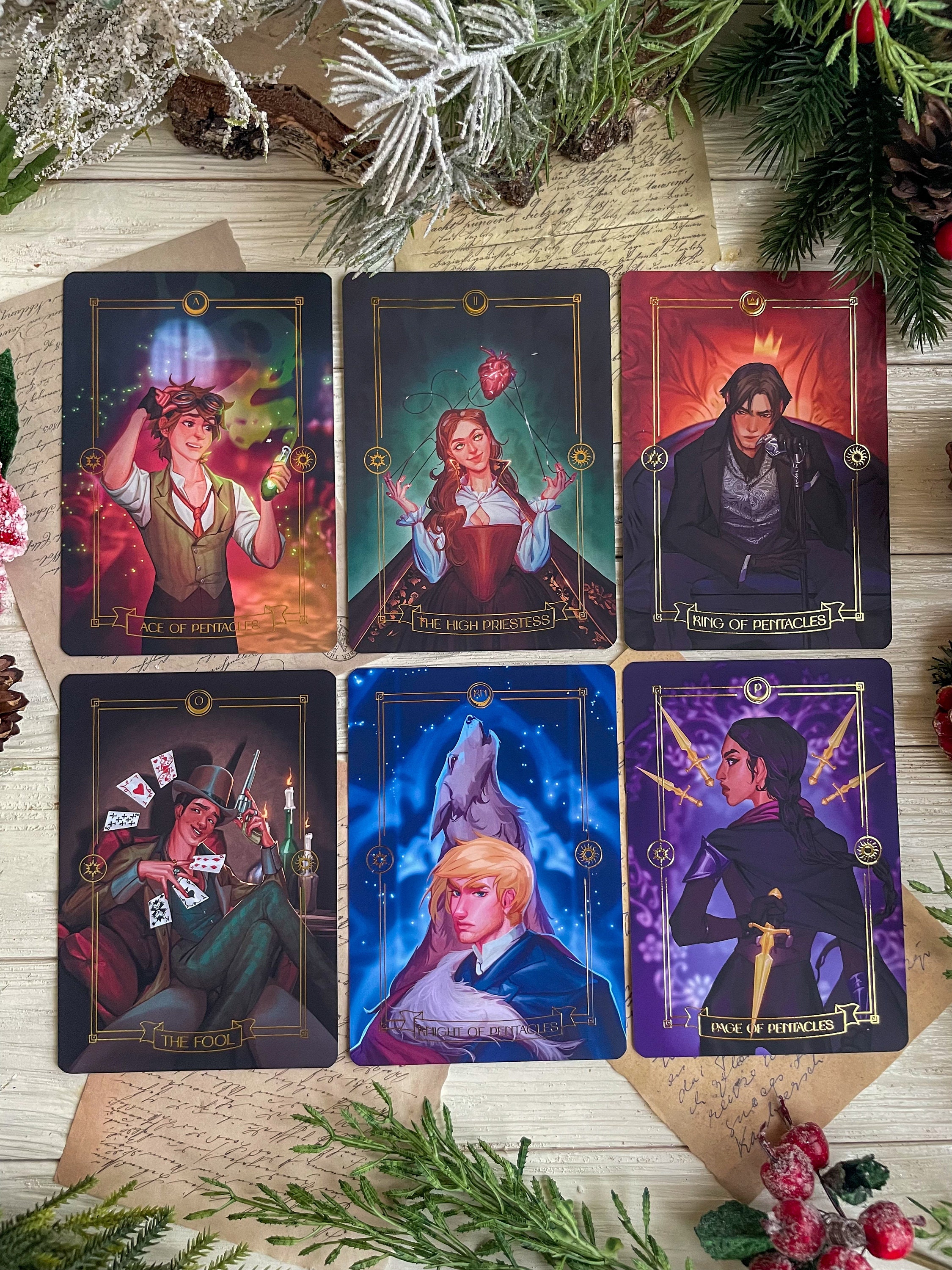 たくと　カナリア6本 Tarot Card - Set of 6 - Six of Crows - Crooked Kingdom - Etsy
