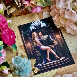Feyre and Rhysand - art print - Sarah J. Maas