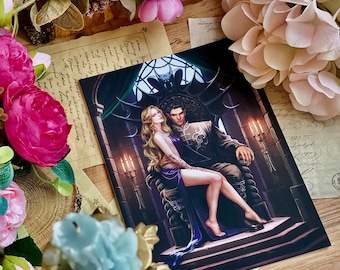 Feyre and Rhysand - art print - Sarah J. Maas