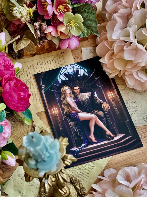 Feyre and Rhysand - art print - Sarah J. Maas