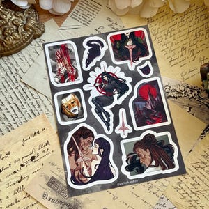 Sticker Pack - Nevernight - Mia Corvere - Jay Kristoff
