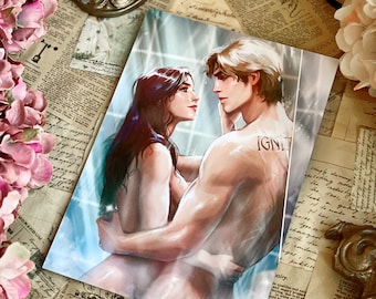 Juliette and Warner - art print - Shatter me