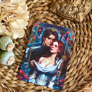 Tarotkarte - Poppy und Castiel - Aus Blut und Asche