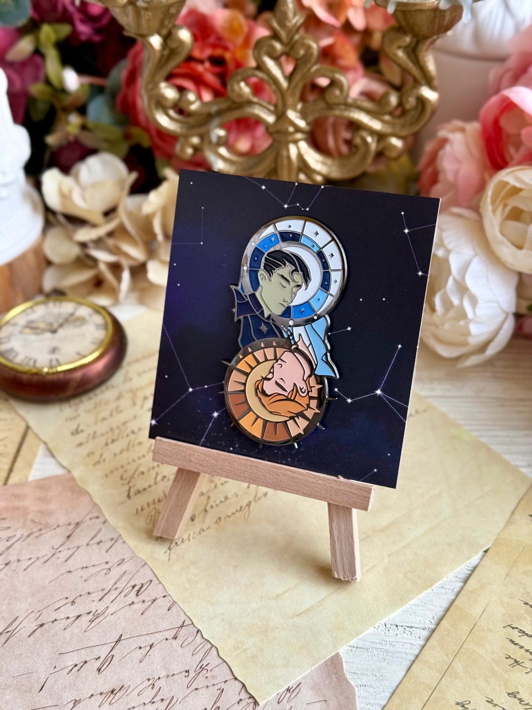 Enamel Pin - Dark Rise - Will and James - Etsy