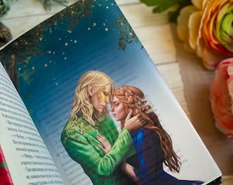 A Court of Thorns and Roses Overlays - Set of 4 - Dimensions 14,8 х 23,1 cm - Sarah J. Maas - Page art