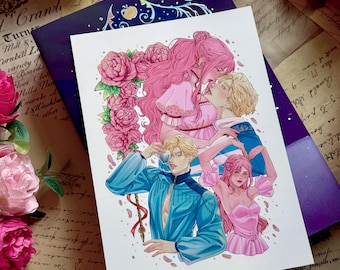 Jacks and Evangeline art print - Once Upon a Broken Heart - Stephanie Garber