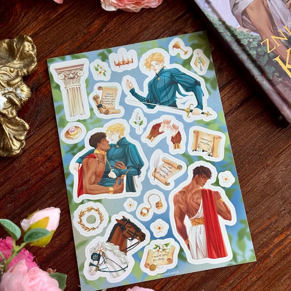 Captive prince CS Pacat - sticker pack