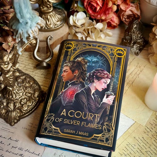 A Court of Silver Flames - Sarah J. Maas - Dust Jacket - Etsy