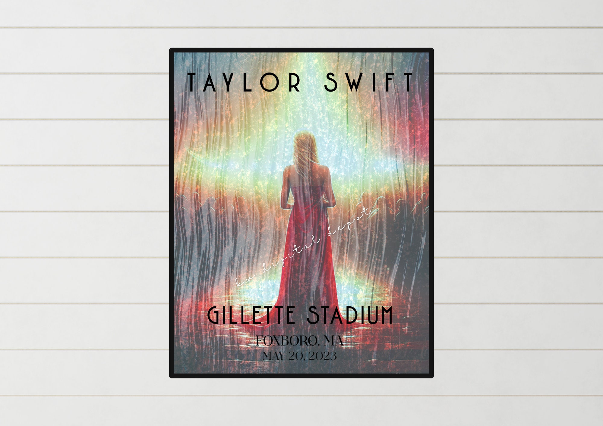 Digital Prints, Taylor Swift Prints, Stadium Tour, Eras Tour, Gillette
