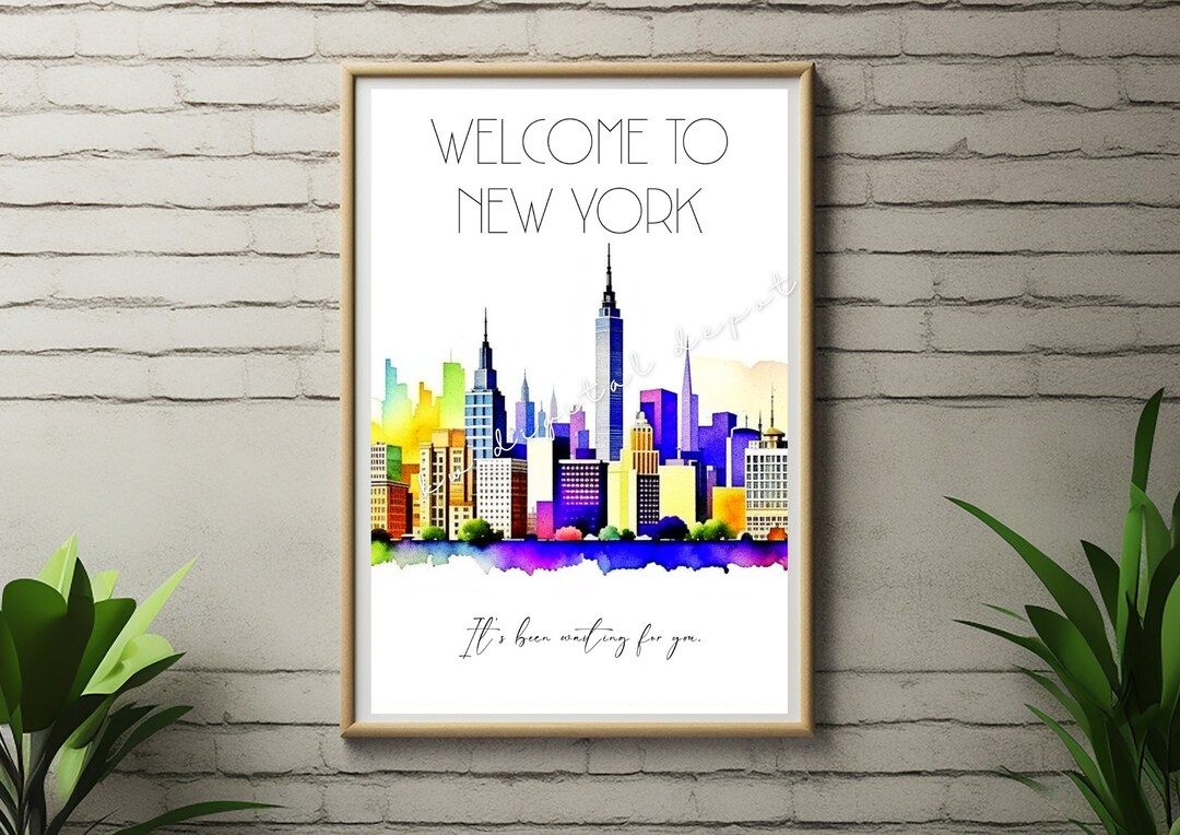 New York Printables, NYC Art, Digital Download, New York City ...