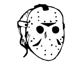 Jason Voorhees, Mask Horror SVG, Horror Character, Friday the 13th PNG,  Horror Movie, Digital Download file, SVG,