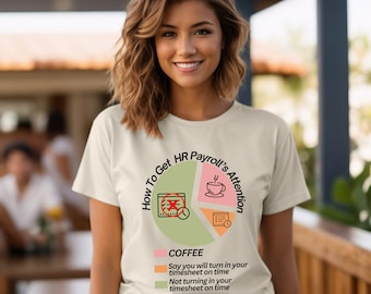 How To Get HR Payroll's Attention Coffee Turn In Timesheet Shirt Gift, HR Squad Shirts, HR Manager Tee, Hr Payroll Team Gift, Hr Squad Gifts