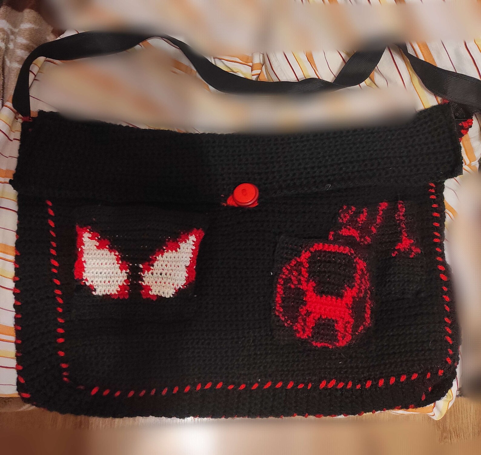 Spiderverse Themed Messenger Bag Etsy