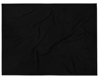 Throw Blanket — Black