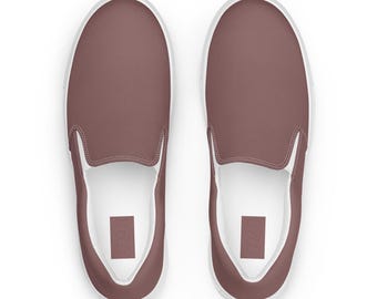 Women’s Slip-On Canvas Shoes — Light Wood