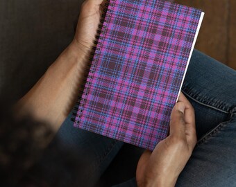 Spiral Notebook - Pretty in Plaid