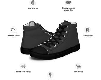 Men’s High Top Canvas Shoes — Eclipse