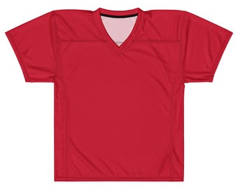 American Football Jersey — Red — 2XS-6XL - Etsy