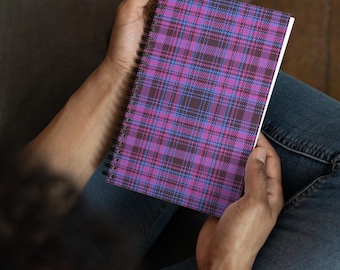 Spiral Notebook - Pretty in Plaid
