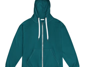Bluza z kapturem unisex zapinana na zamek — Sherpa Blue — 2XS-6X
