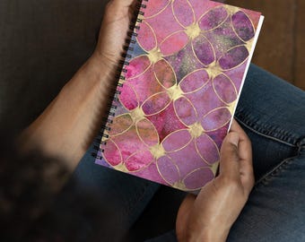 Spiral Notebook - Bold Jewel Tones