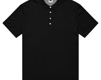 Men’s Slim Fit Polo — Black — XS-3XL